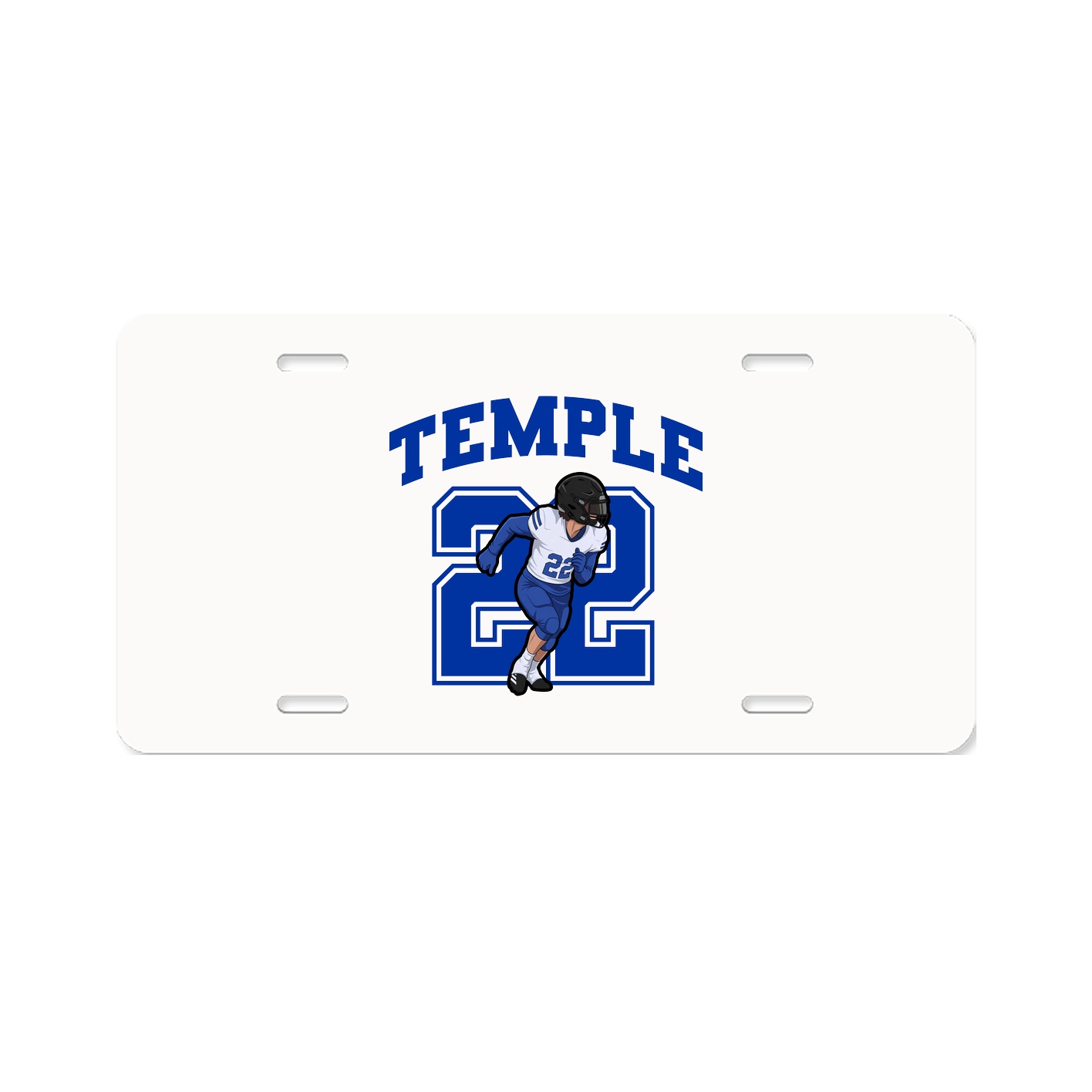 License Plate — Number in Classic