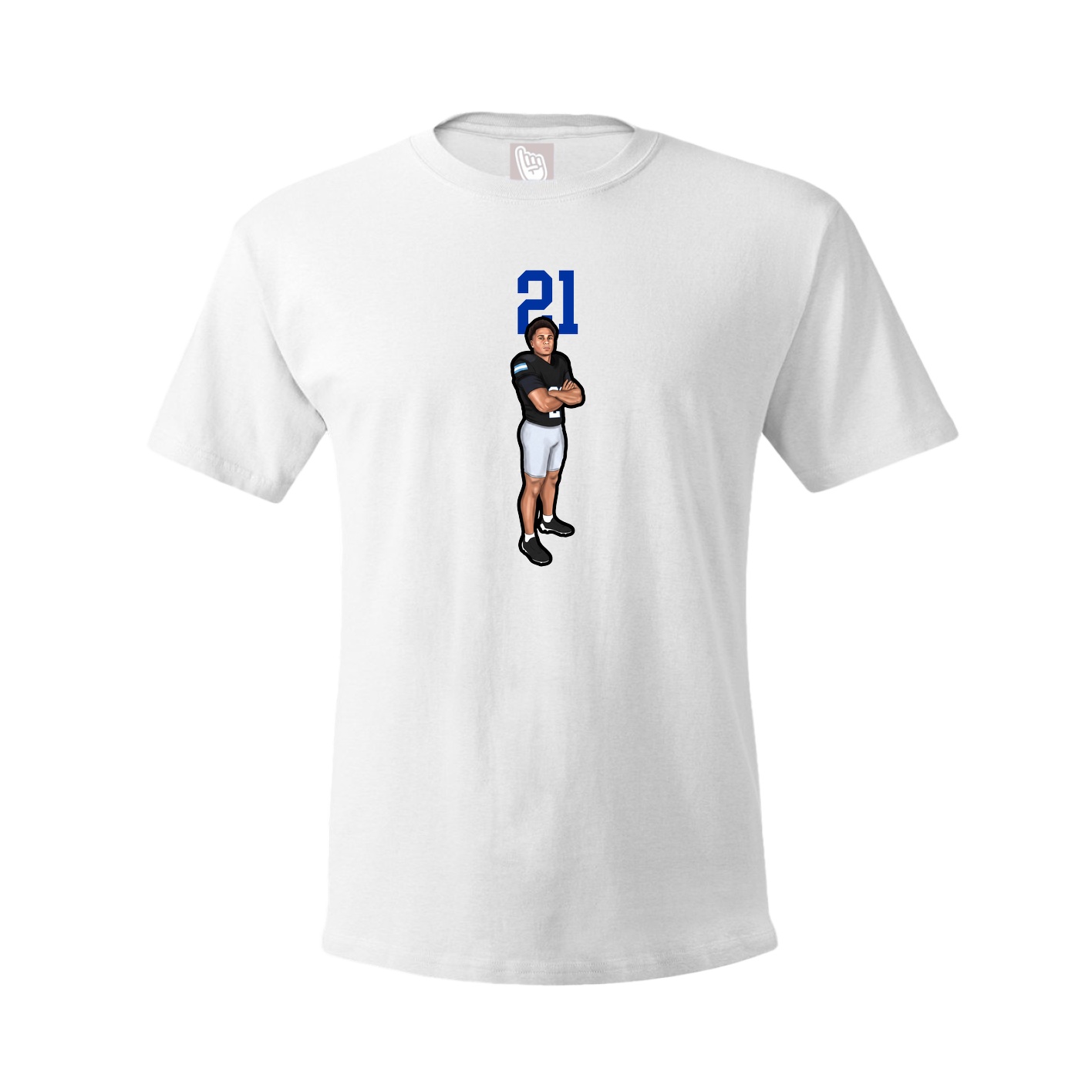 Tee — Number Top in White