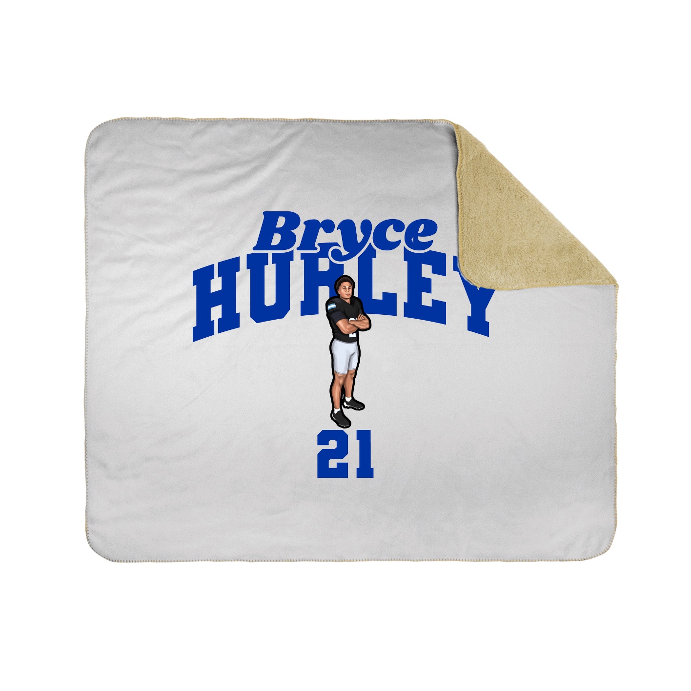 Throw Blanket — Signature Arch in White