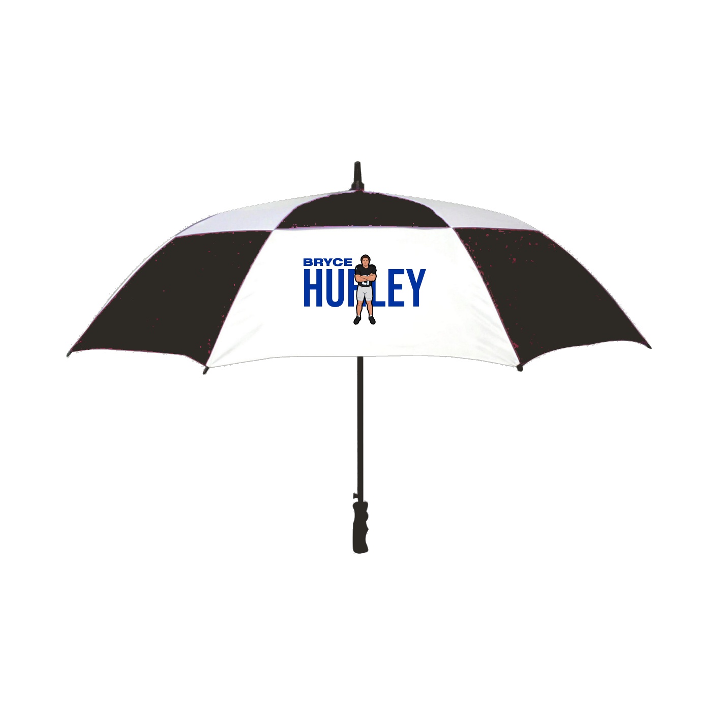 Golf Umbrella — Player Name in Black