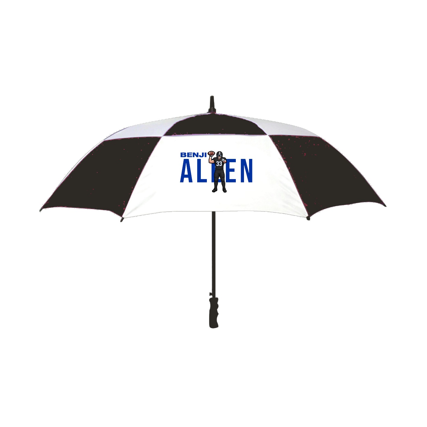Golf Umbrella — Player Name in Black