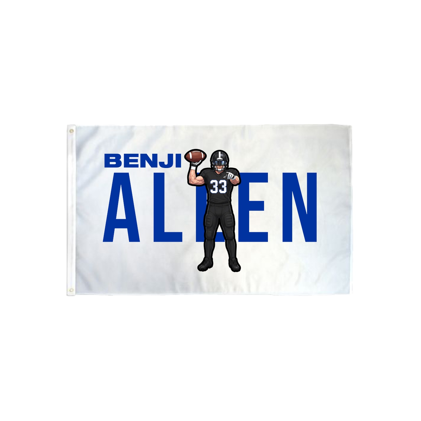 3x5 Flag — Player Name in Classic