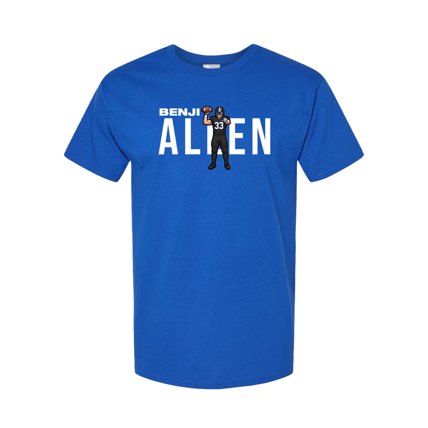 Youth Tee — Player Name in Royal