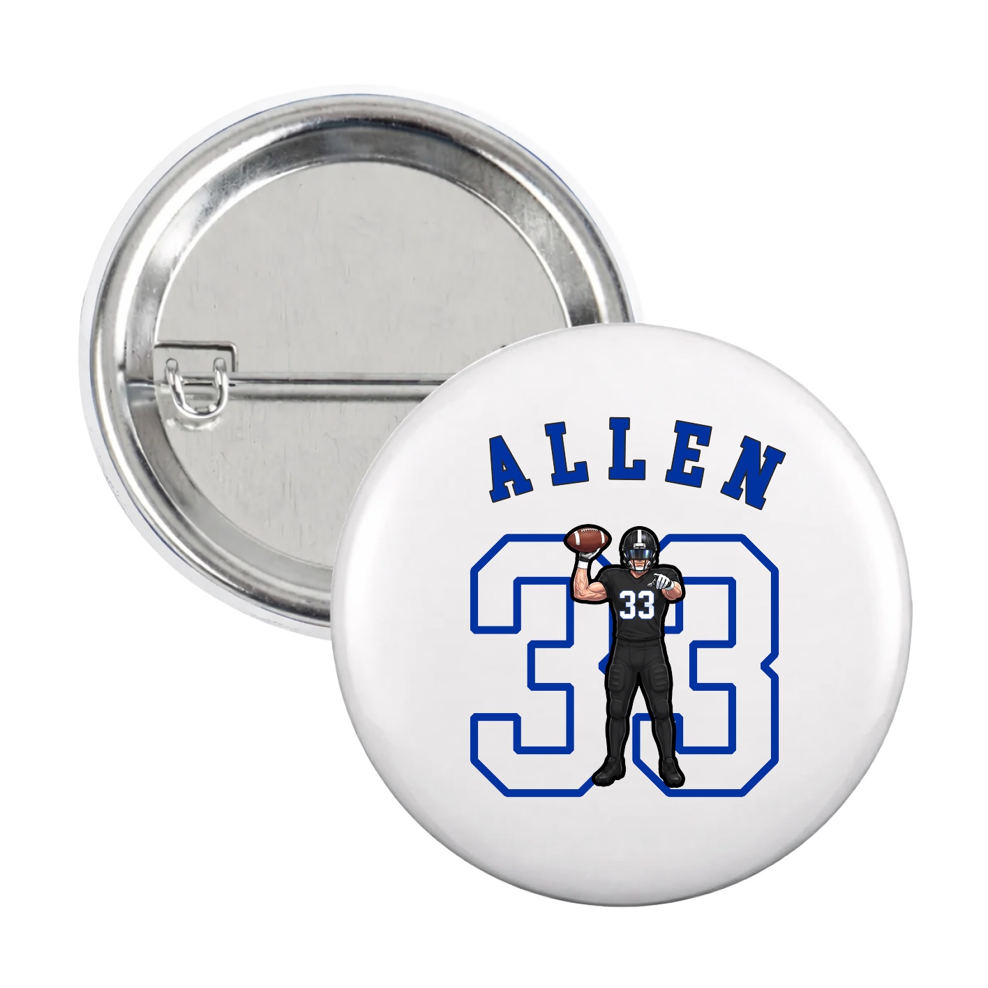 Game Day Button — Shirsey Arch in White