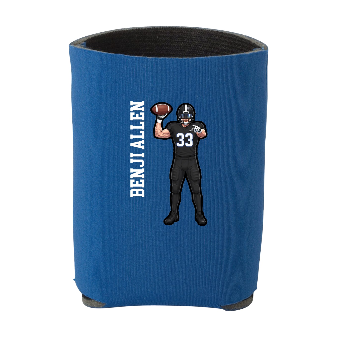Can Holder — Name Vertical in Royal