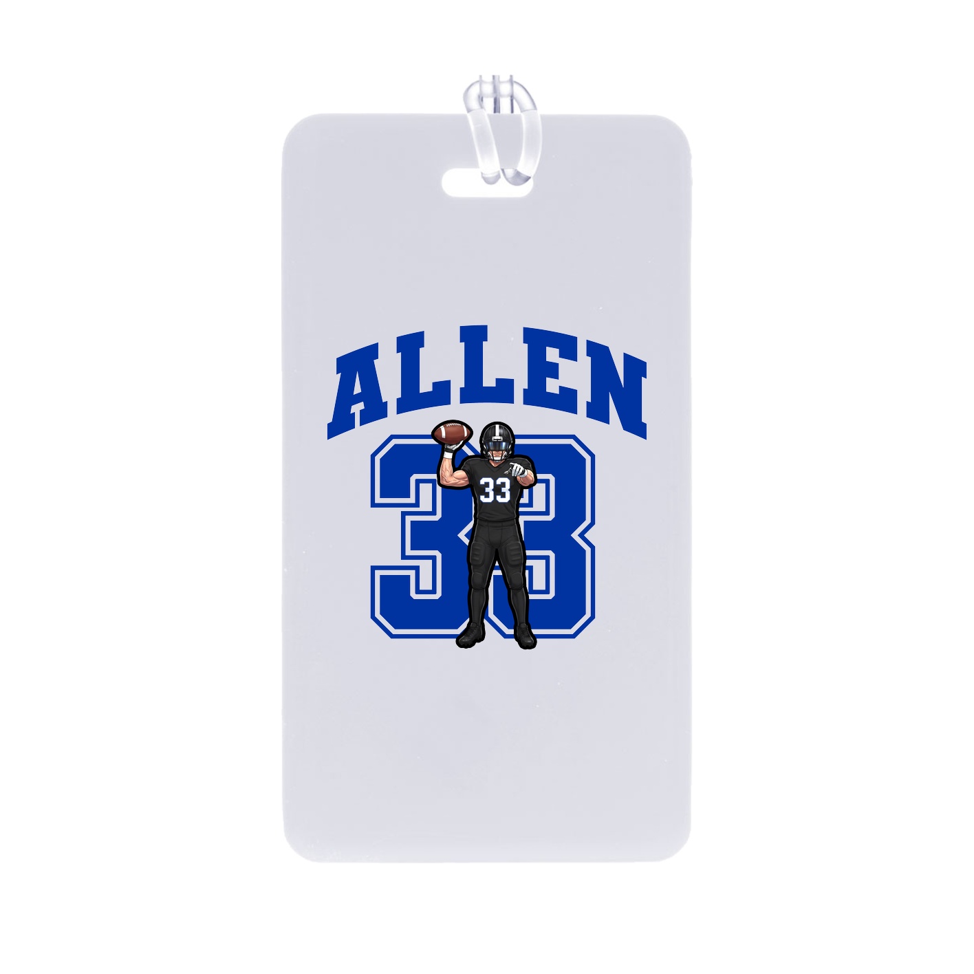 Bag Tag — Number in Classic