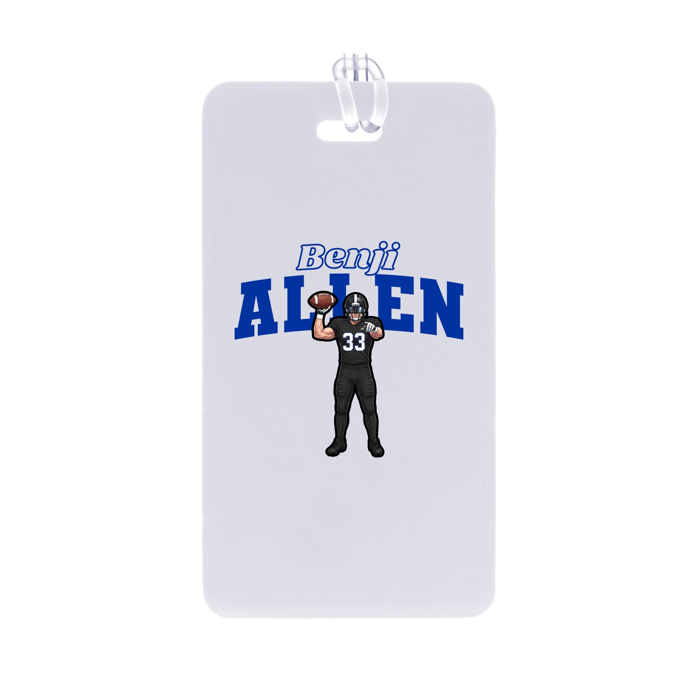 Bag Tag — Name Arch in Classic