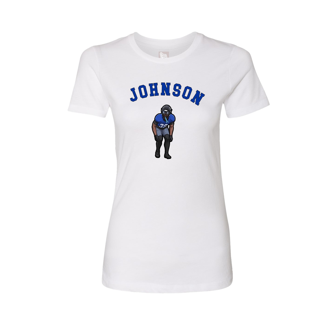 Fitted Women's Tee — Shirsey Arch in White