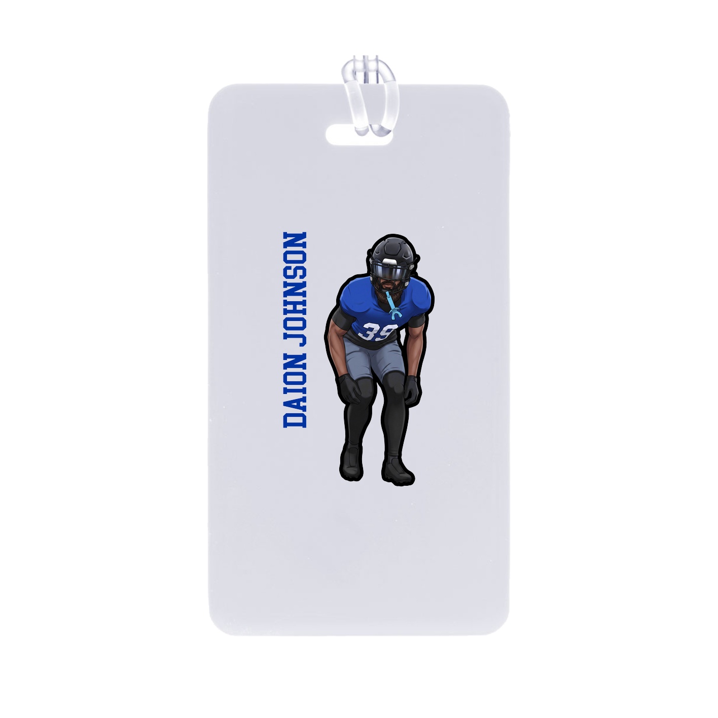 Bag Tag — Name Vertical in Classic