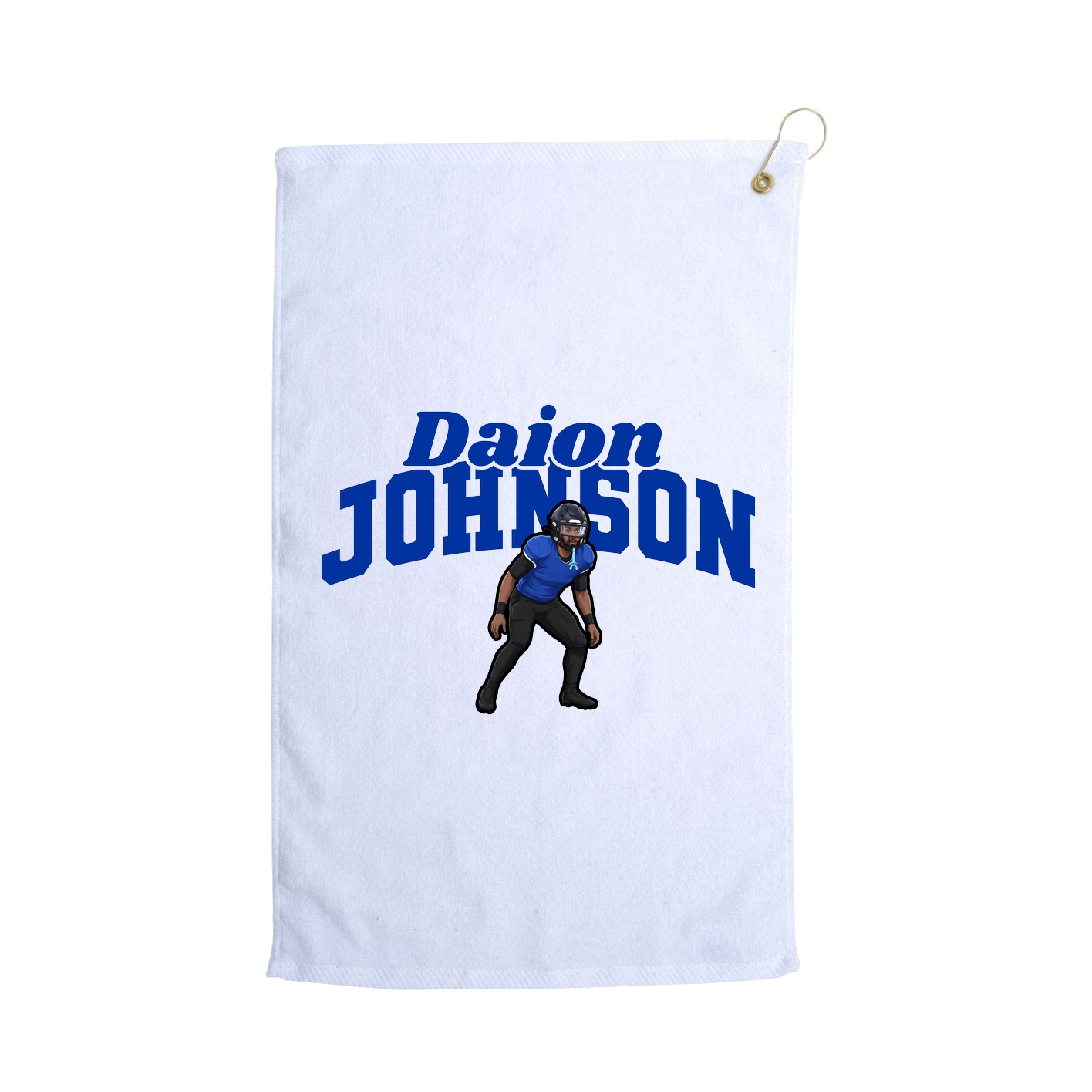 Golf Towel — Signature Arch in White