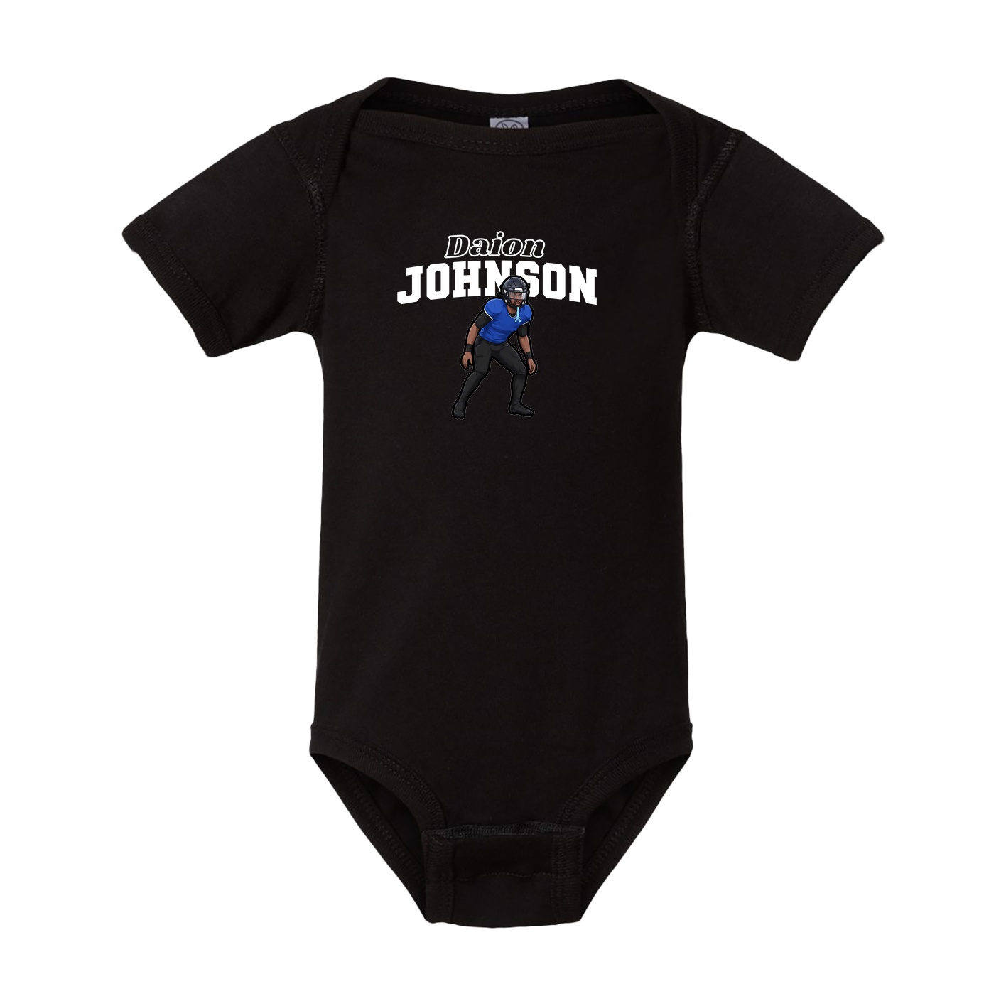 Baby Onesie — Name Arch in Black