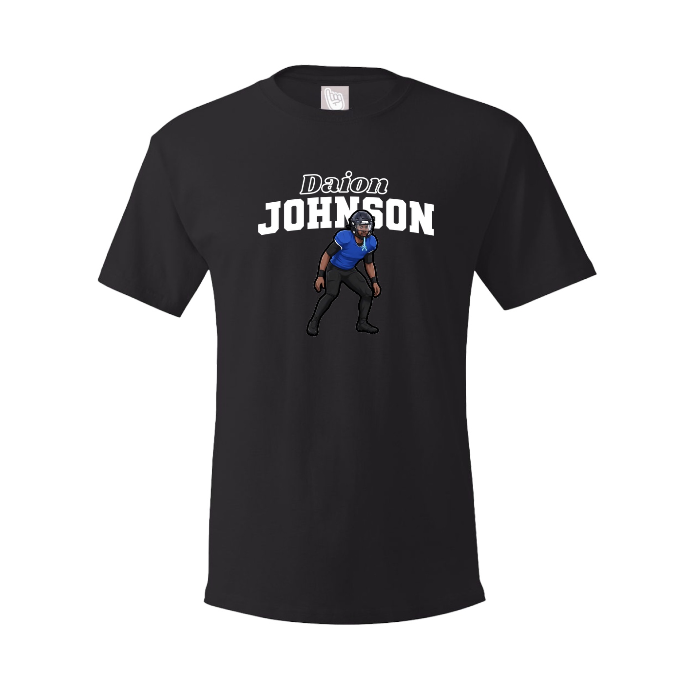 Youth Tee — Name Arch in Black
