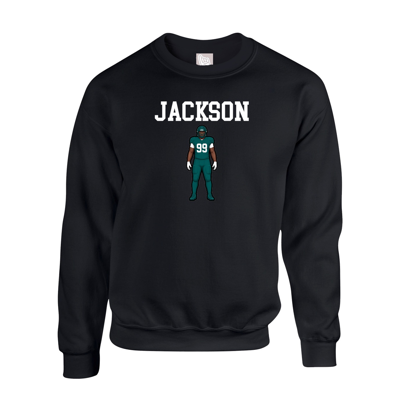 Fleece Crew — Shirsey in Black