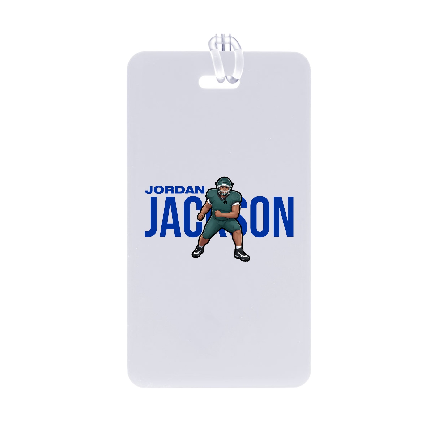 Bag Tag — Player Name in Classic