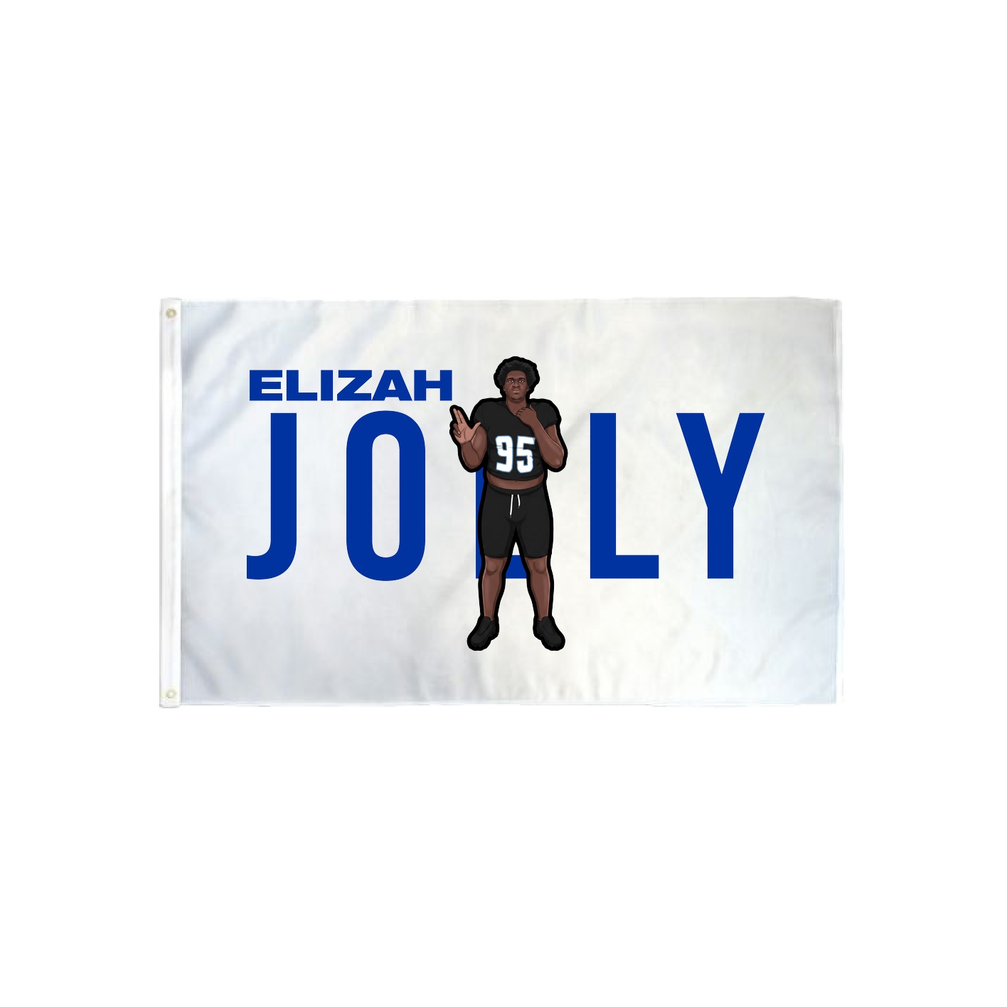 3x5 Flag — Player Name in Classic