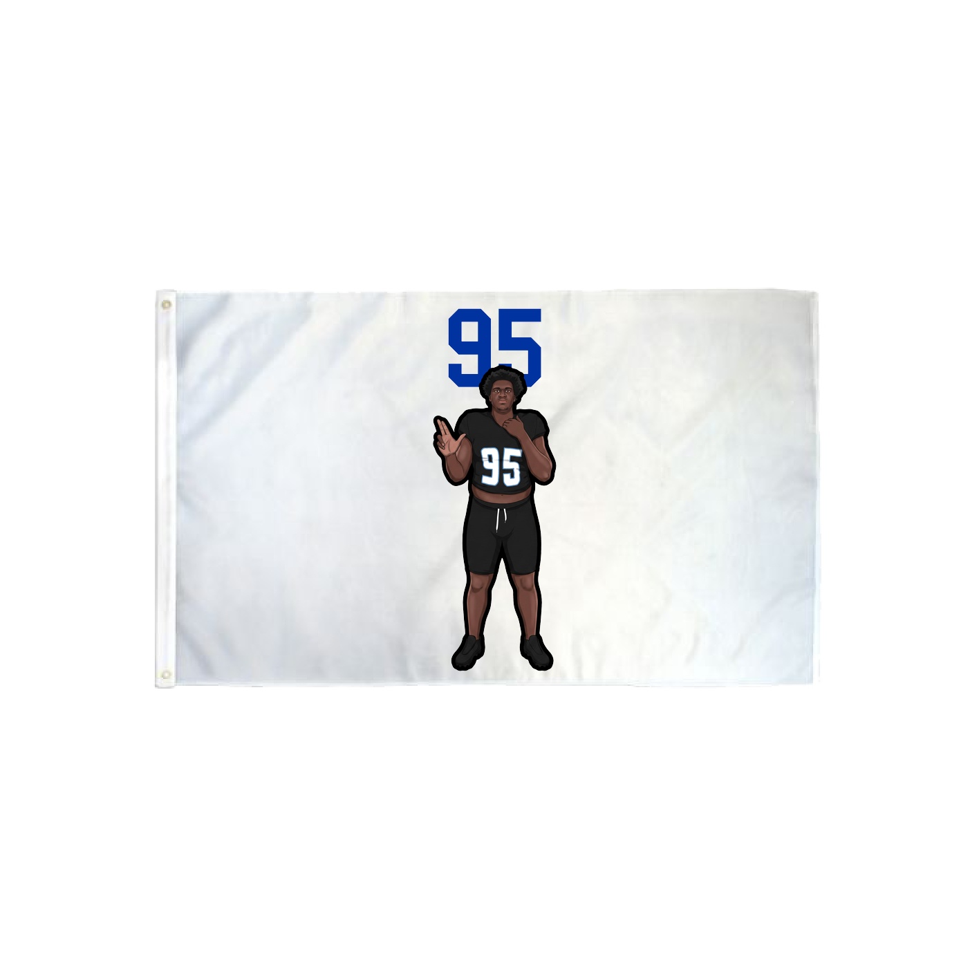 3x5 Flag — Number Top in Classic