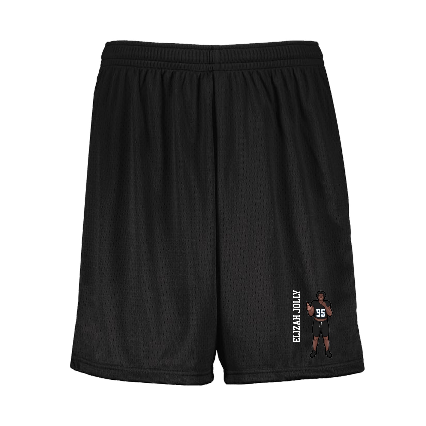 Shorts — Name Vertical in Black
