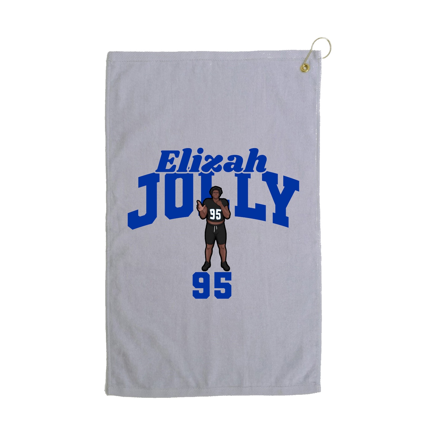 Golf Towel — Signature Arch in Grey