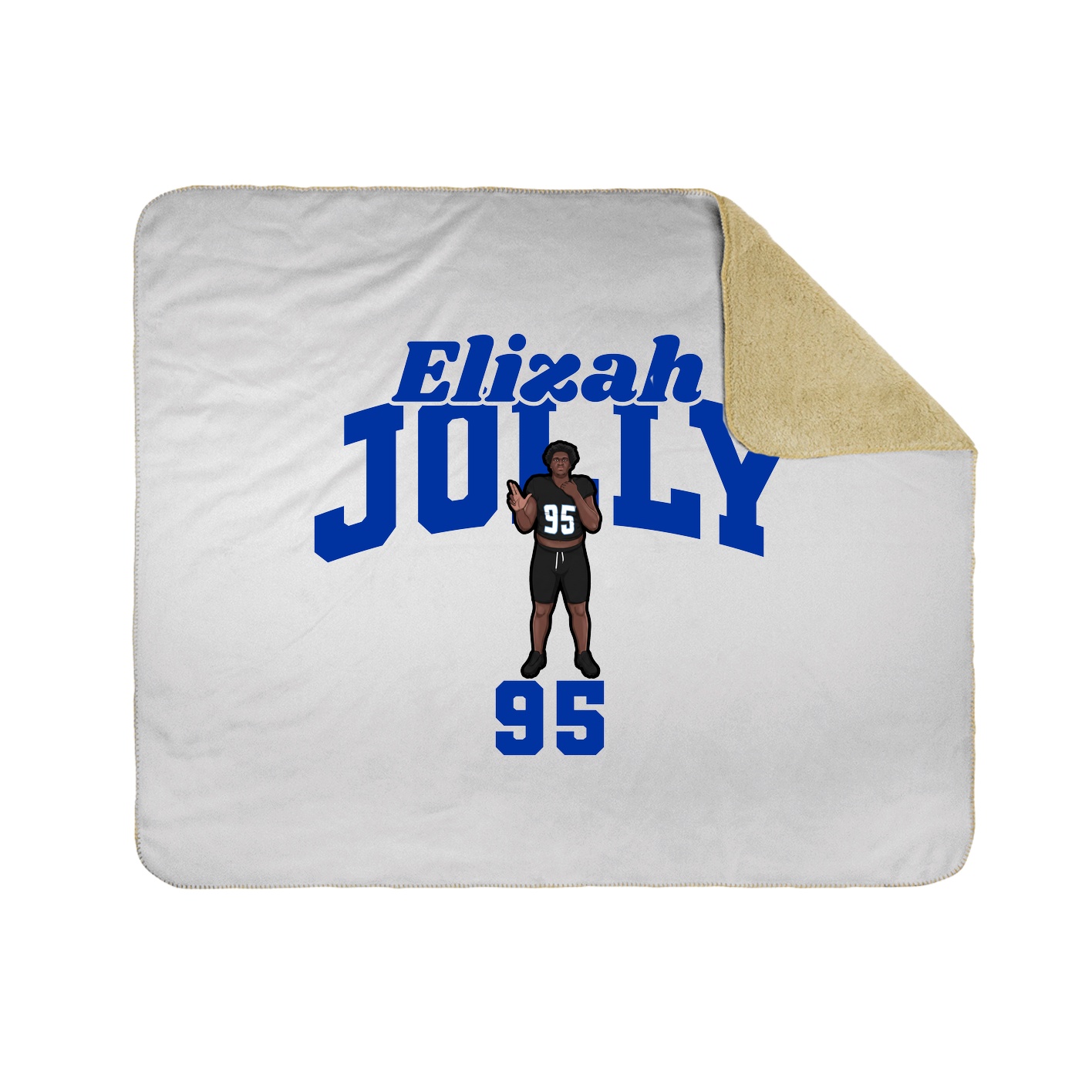 Throw Blanket — Signature Arch in White