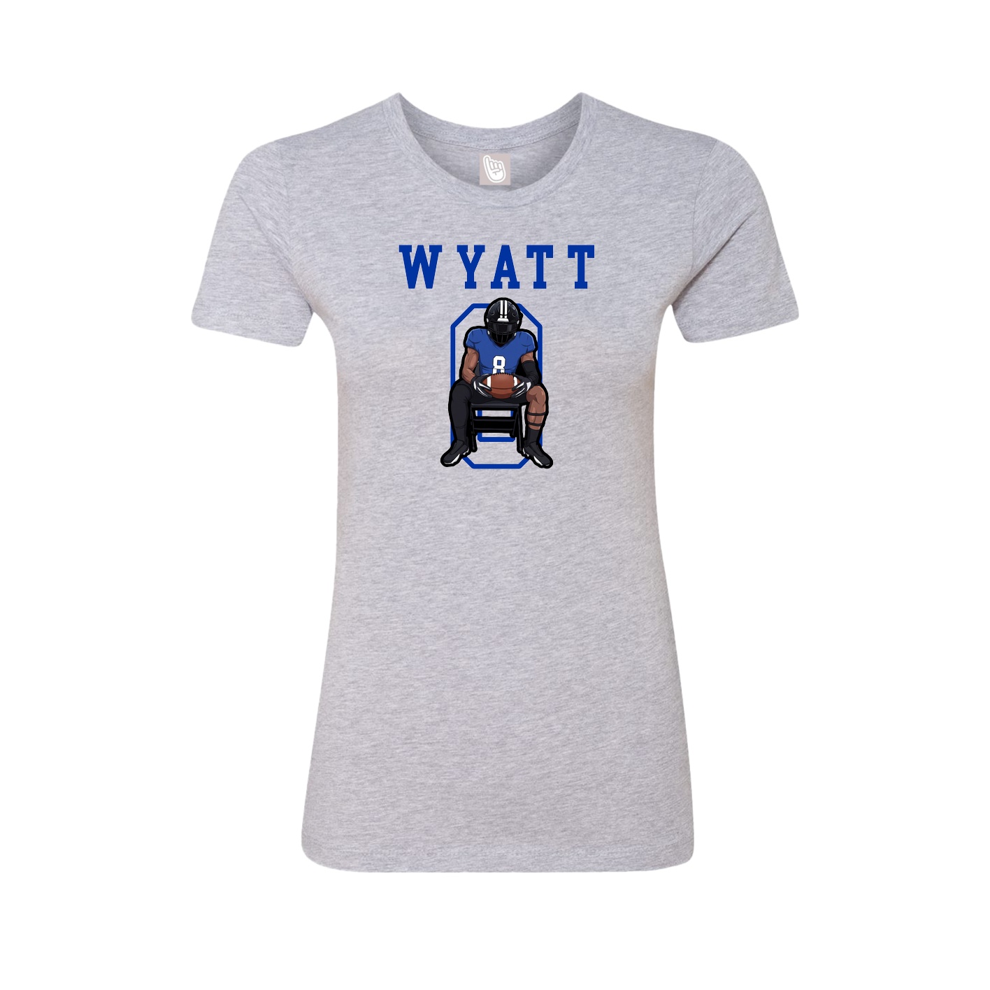 Fitted Women's Tee — Shirsey in Grey