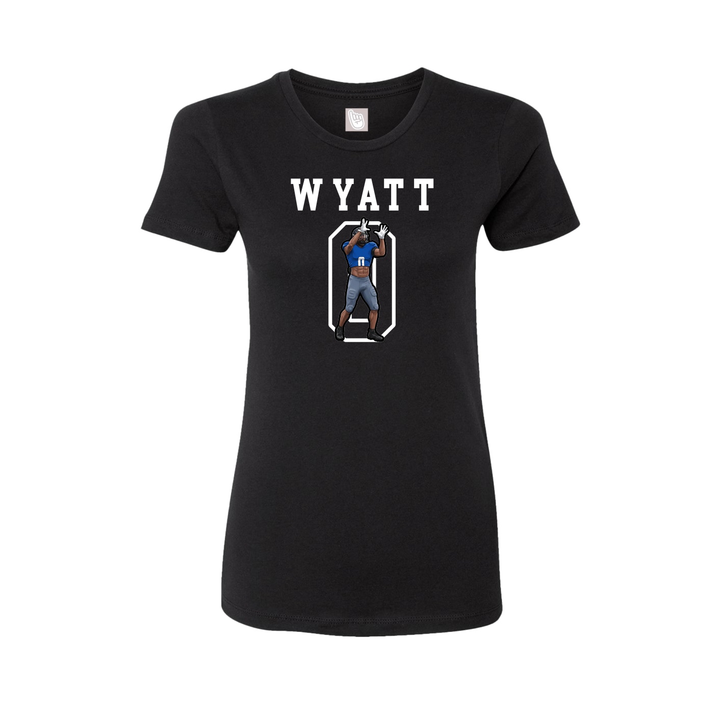 Fitted Women's Tee — Shirsey in Black