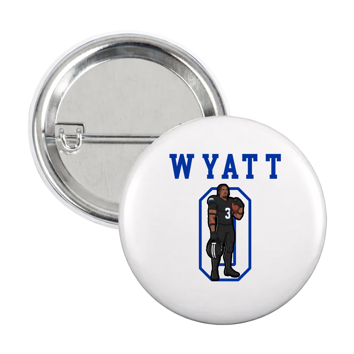 Game Day Button — Shirsey in White