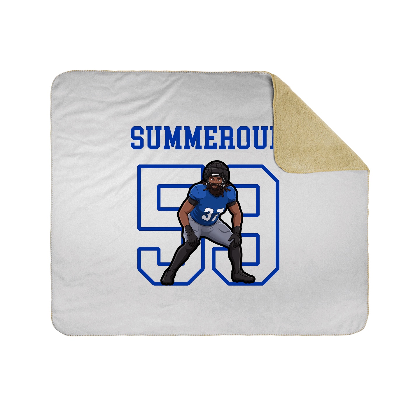Throw Blanket — Shirsey in White