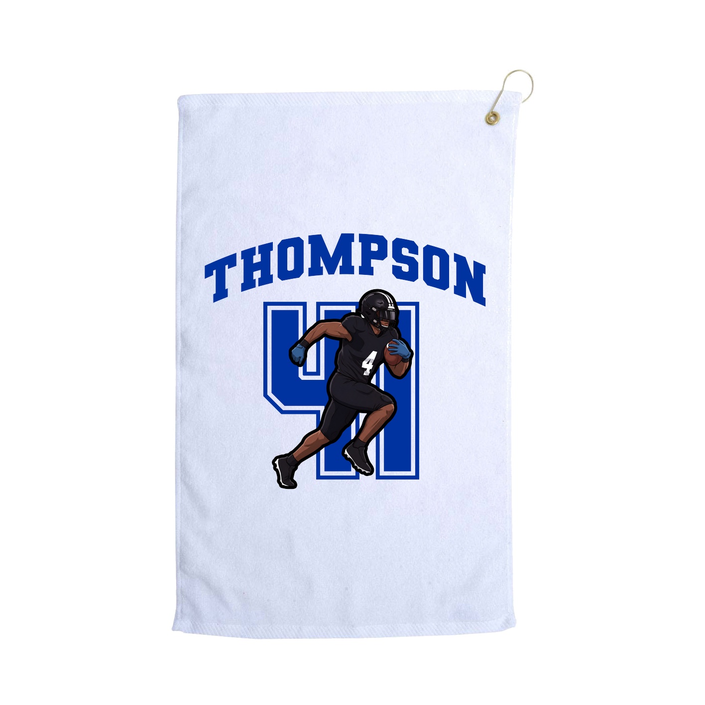 Golf Towel — Number in White