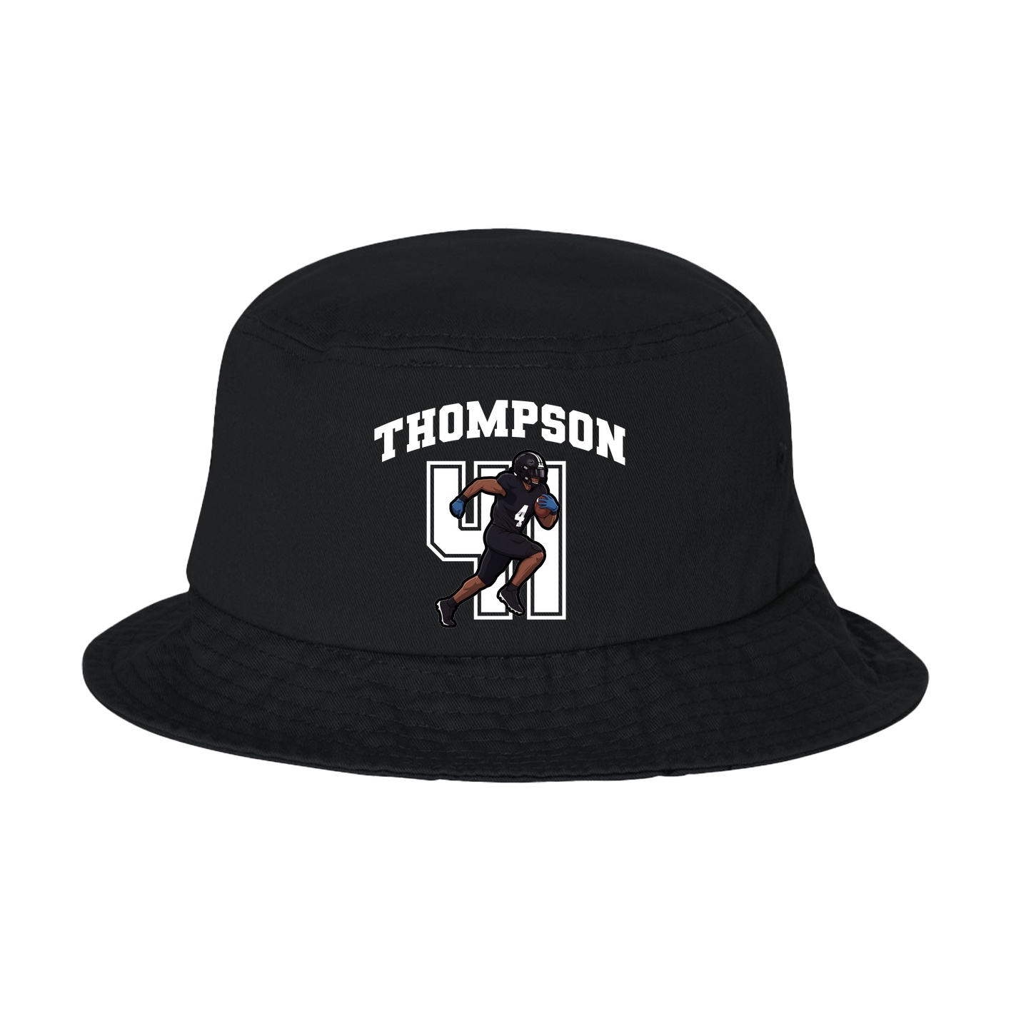 Bucket Cap — Number in Black