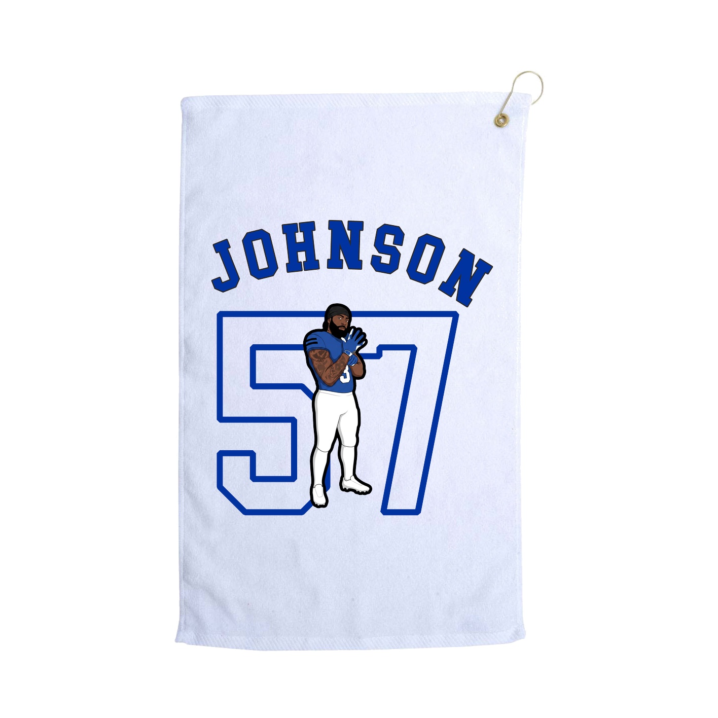 Golf Towel — Shirsey Arch in White