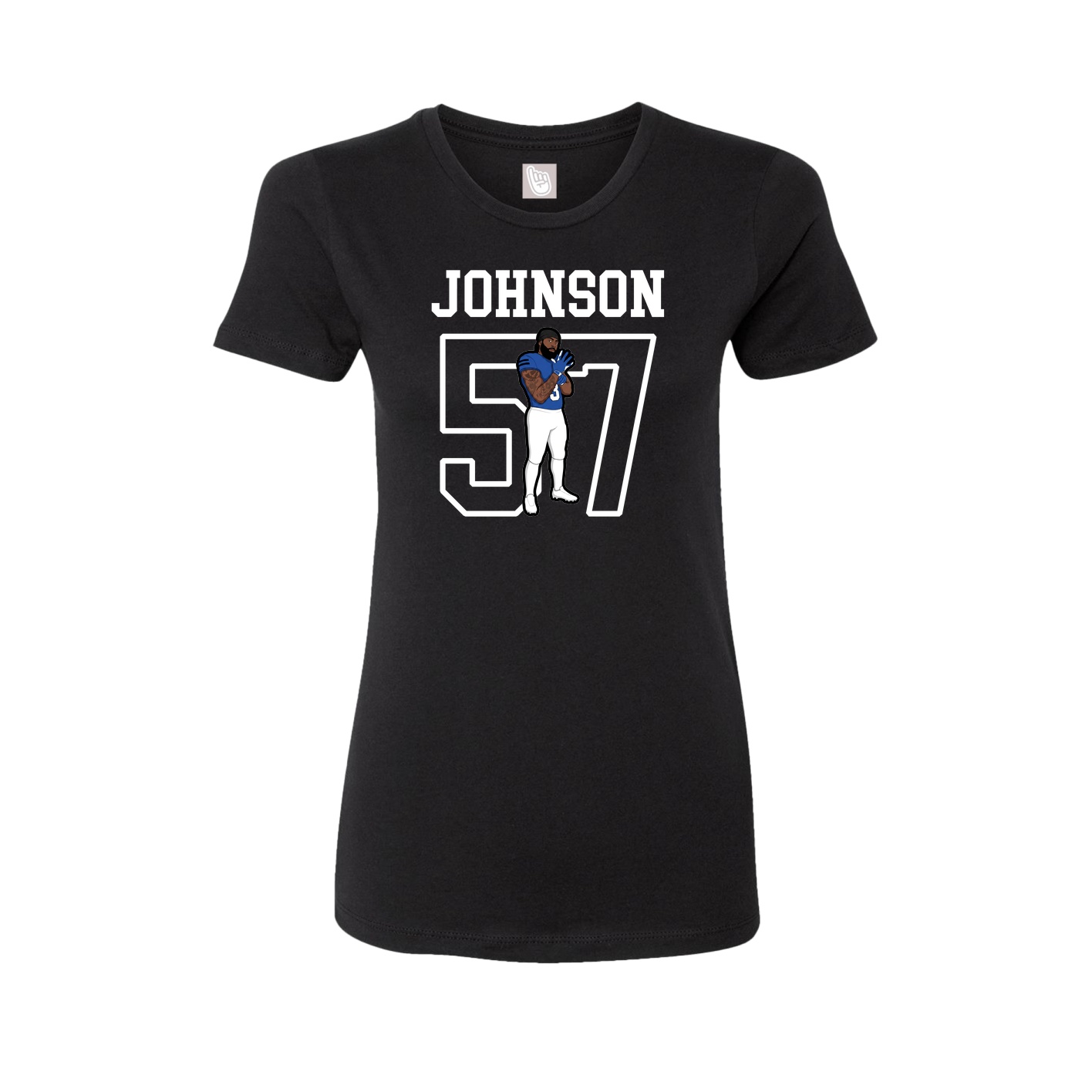 Fitted Women's Tee — Shirsey in Black