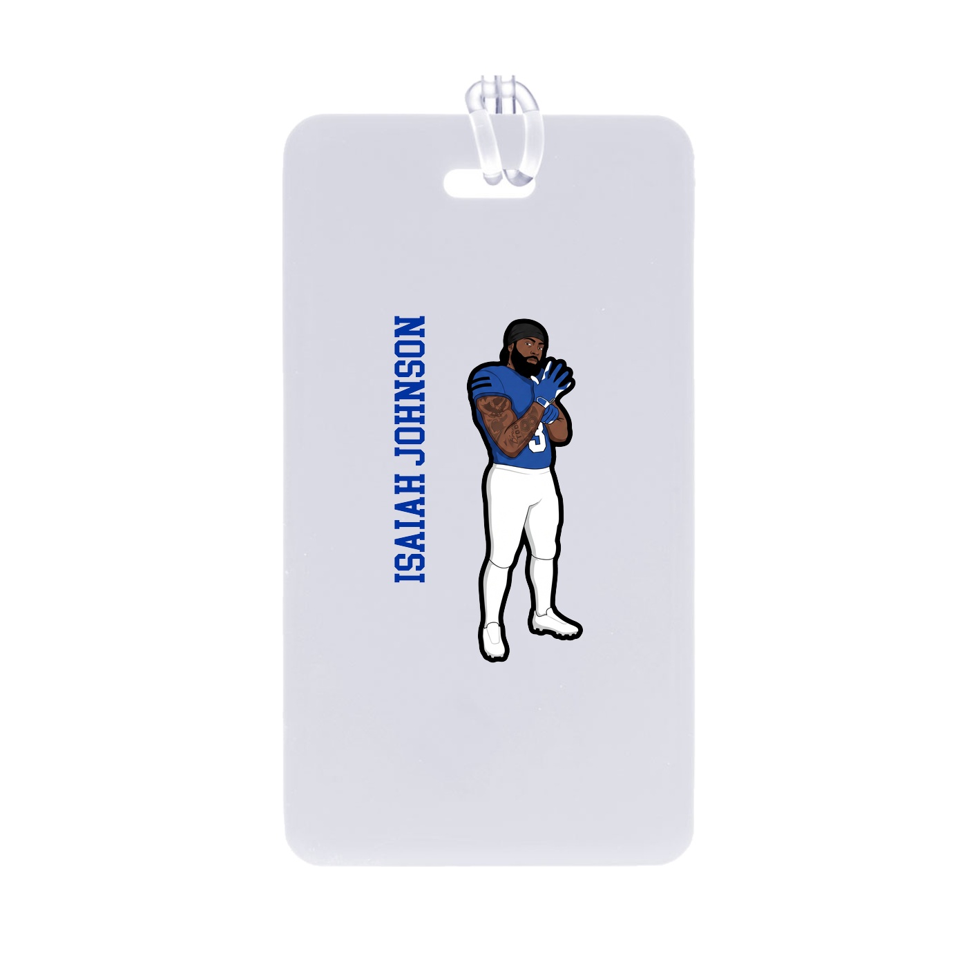 Bag Tag — Name Vertical in Classic