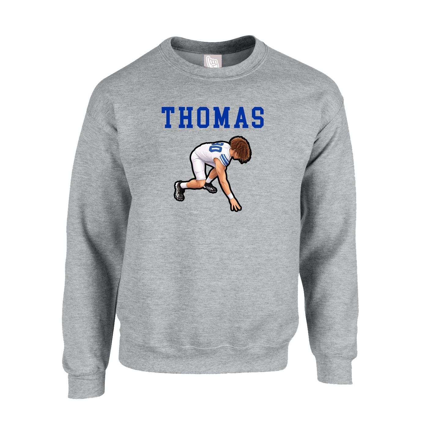 Fleece Crew — Shirsey in Grey