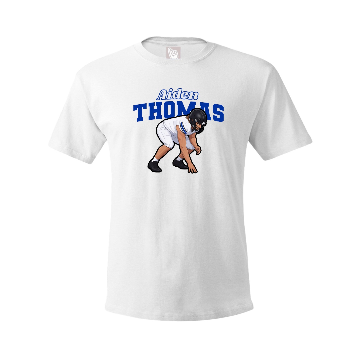 Tee — Name Arch in White