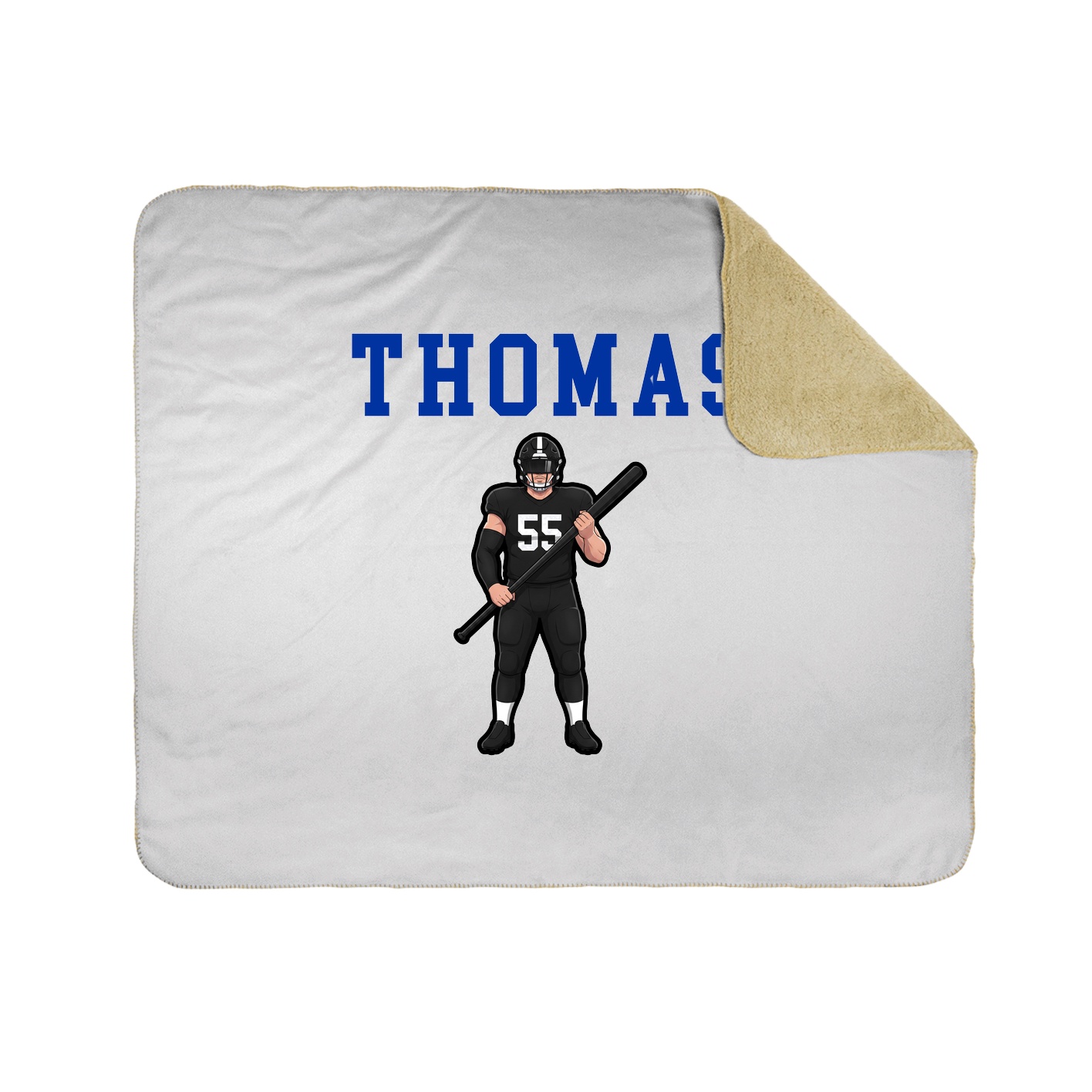 Throw Blanket — Shirsey in White
