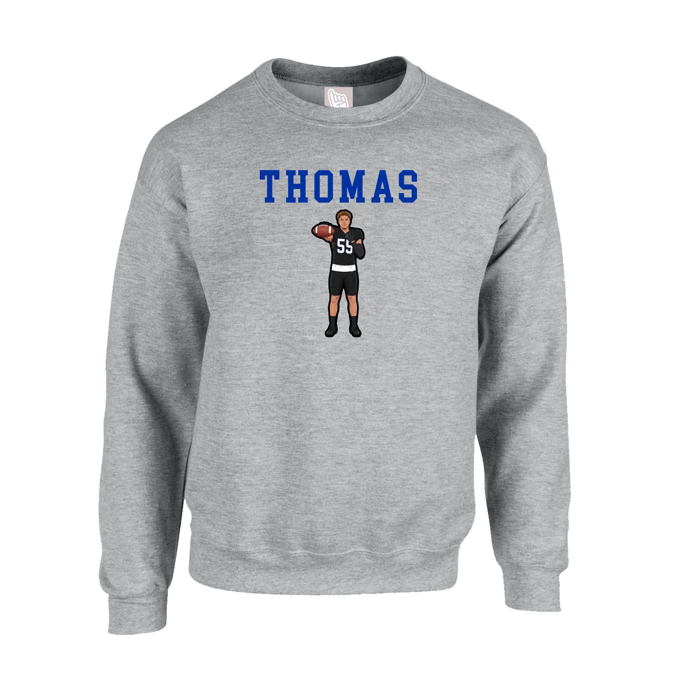 Fleece Crew — Shirsey in Grey