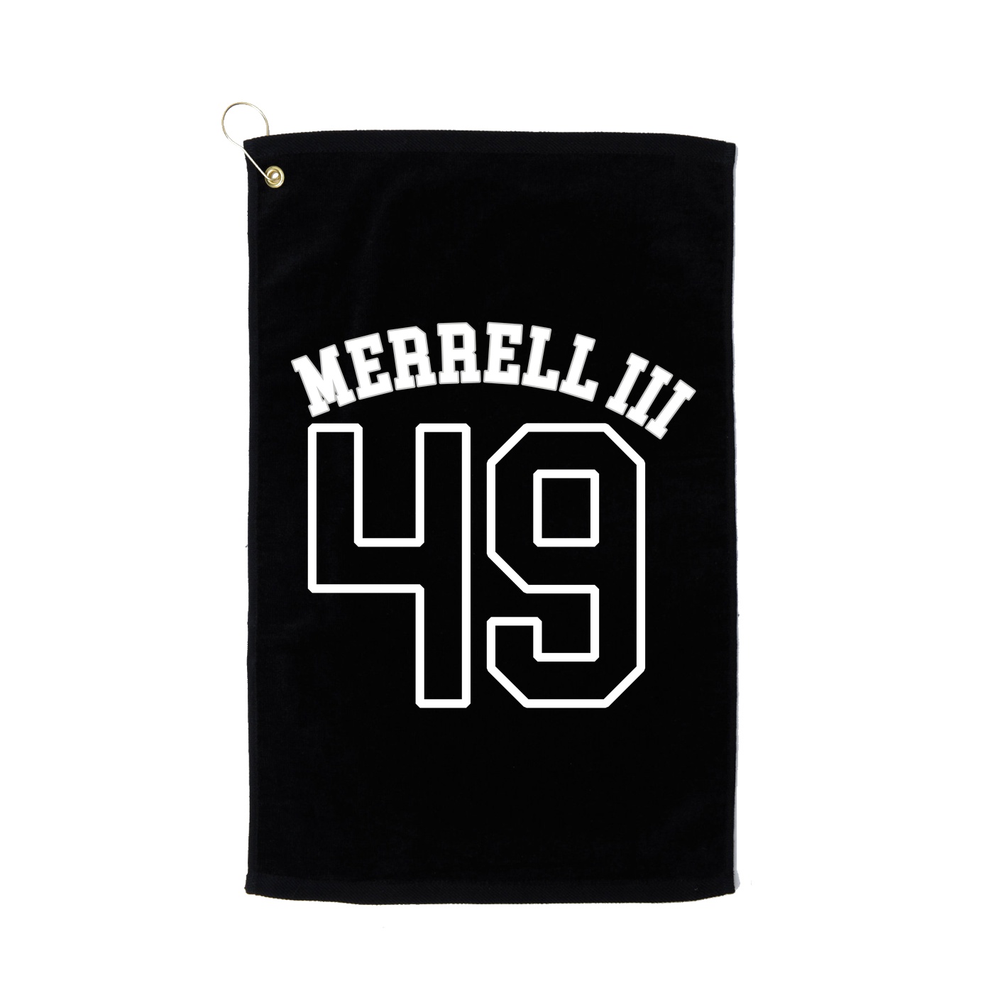 Golf Towel — Shirsey Arch in Black