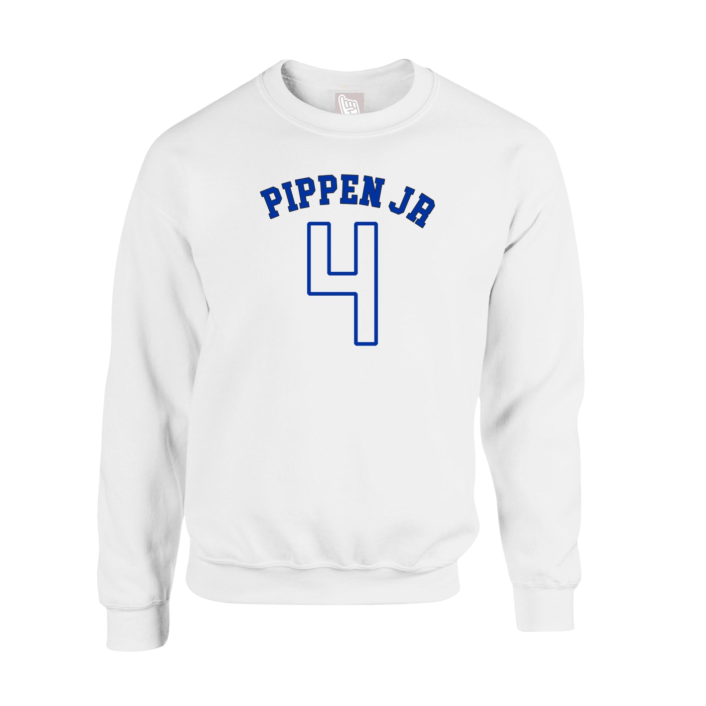 Fleece Crew — Shirsey Arch in White