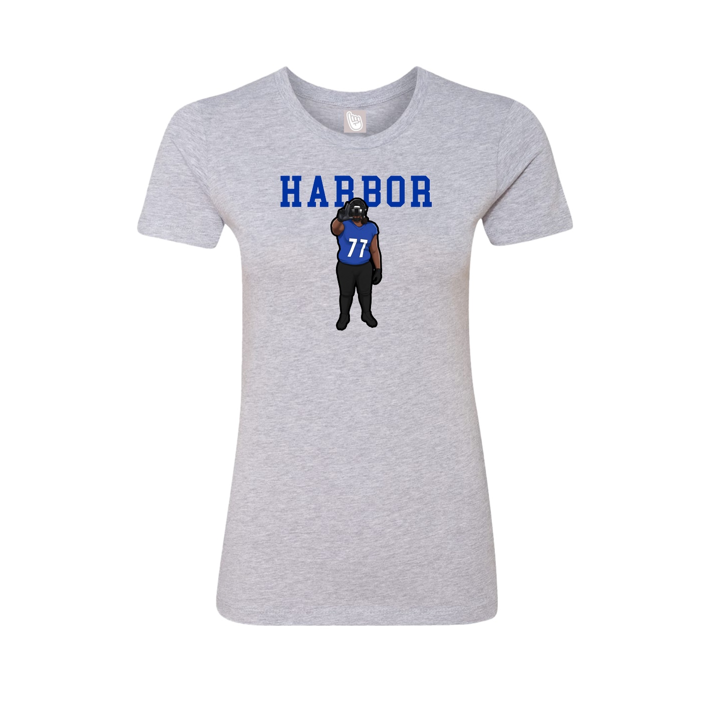 Fitted Women's Tee — Shirsey in Grey