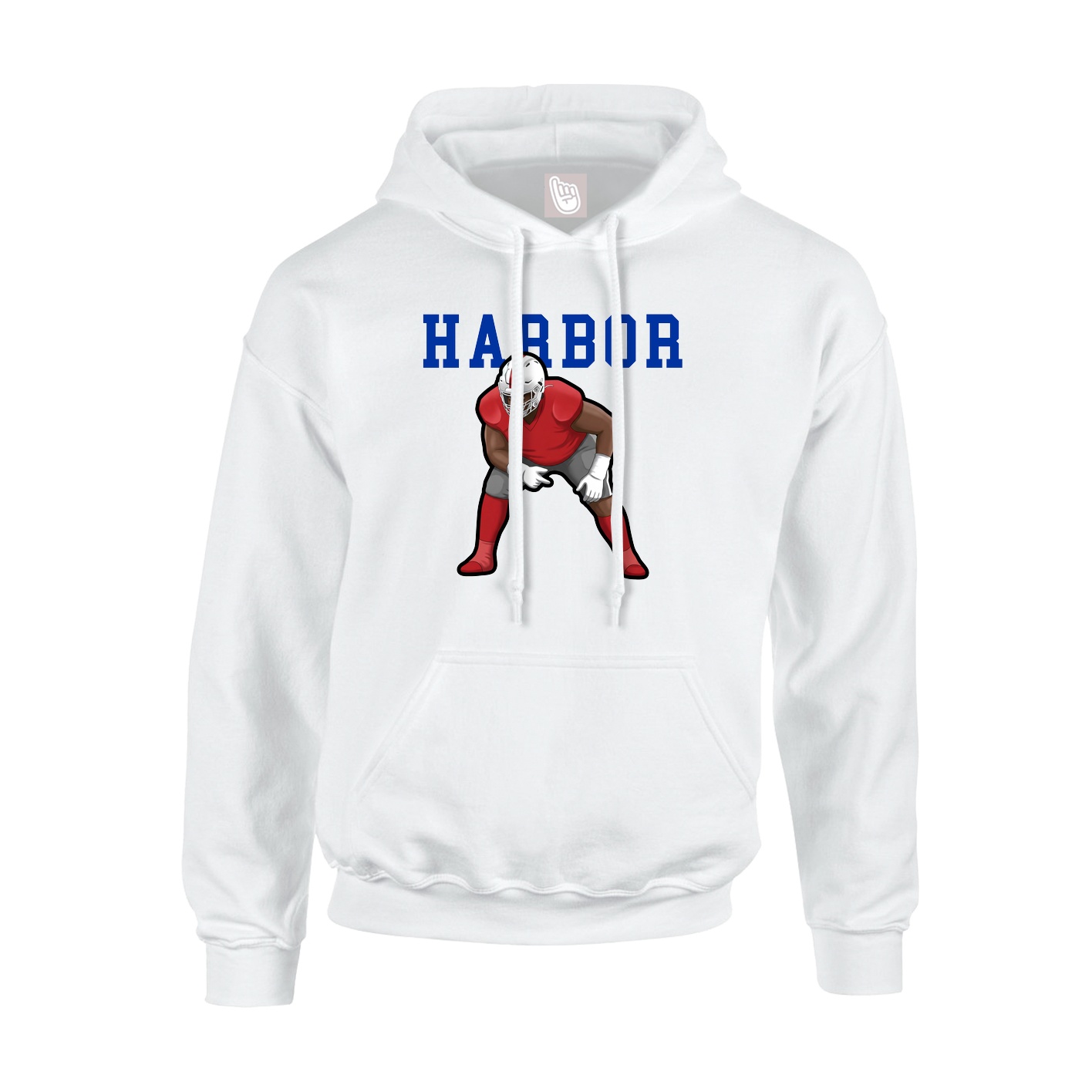 Hoodie — Shirsey in White