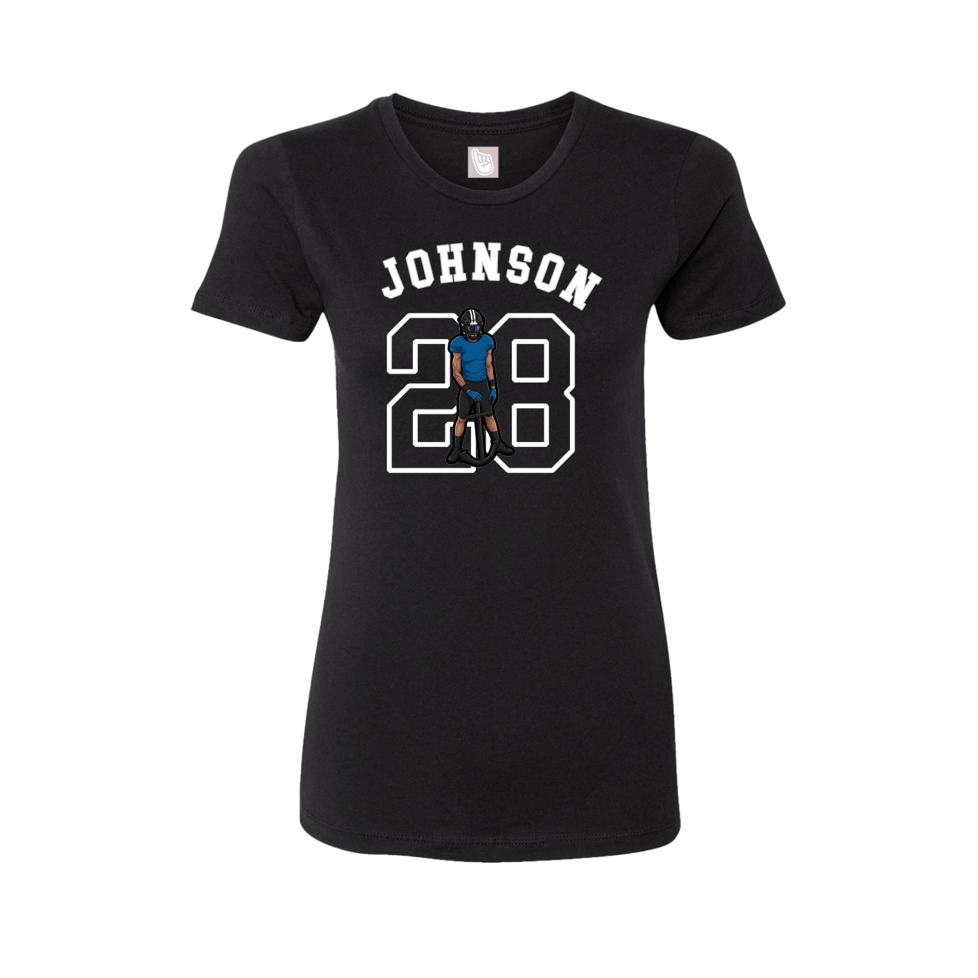 Fitted Women's Tee — Shirsey Arch in Black
