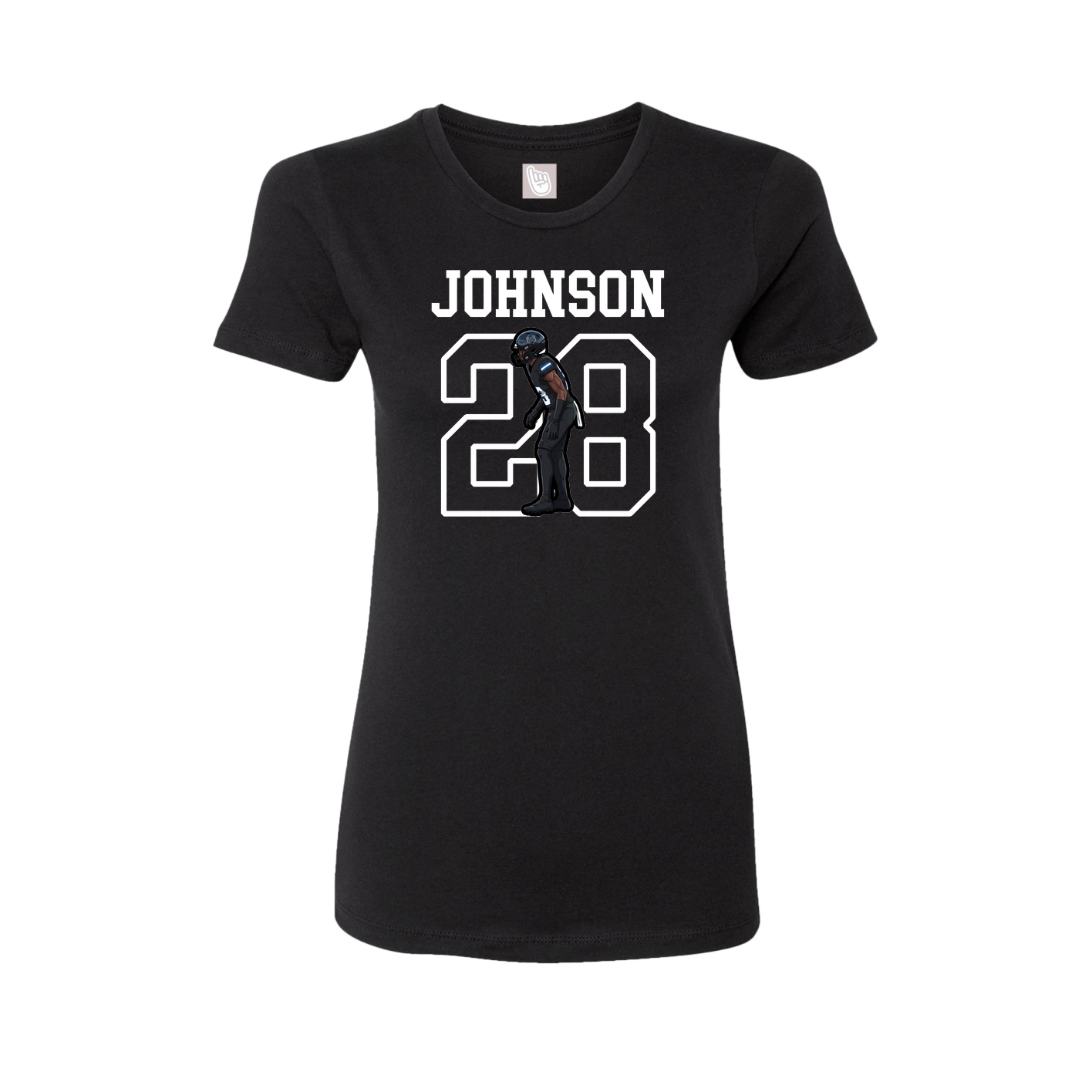 Fitted Women's Tee — Shirsey in Black