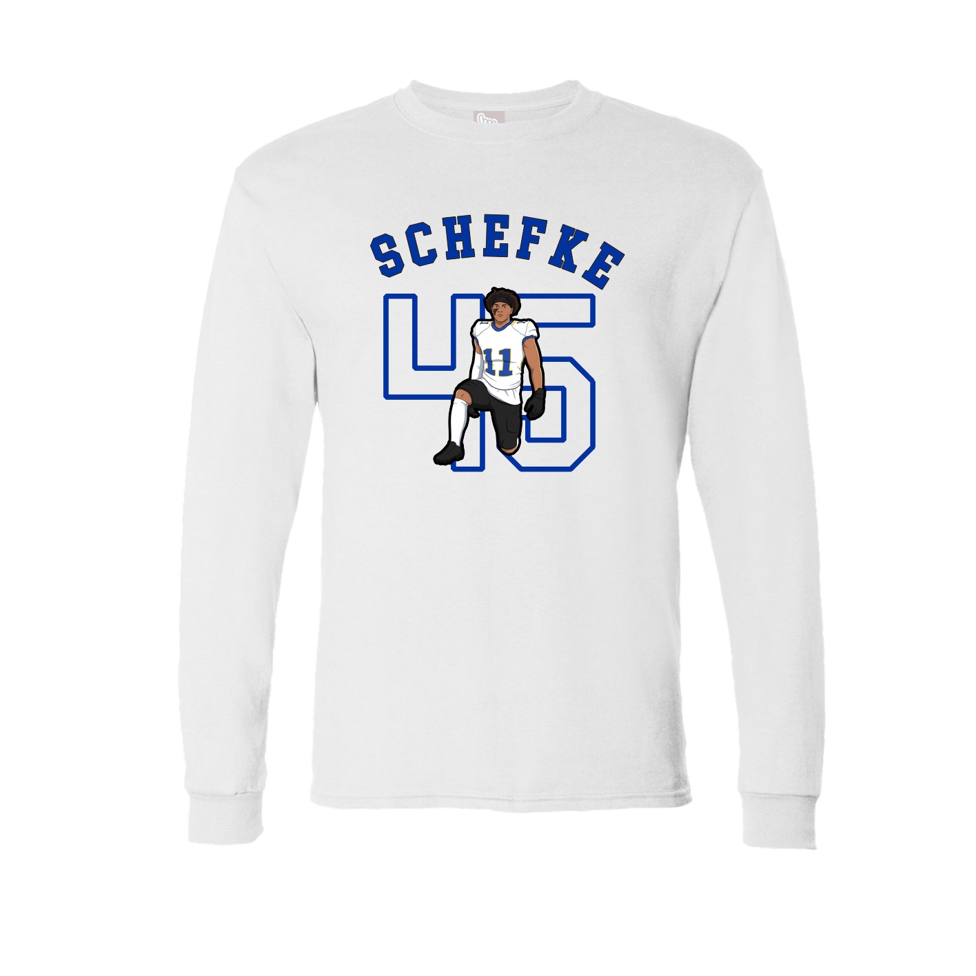 Long Sleeve Tee — Shirsey Arch in White