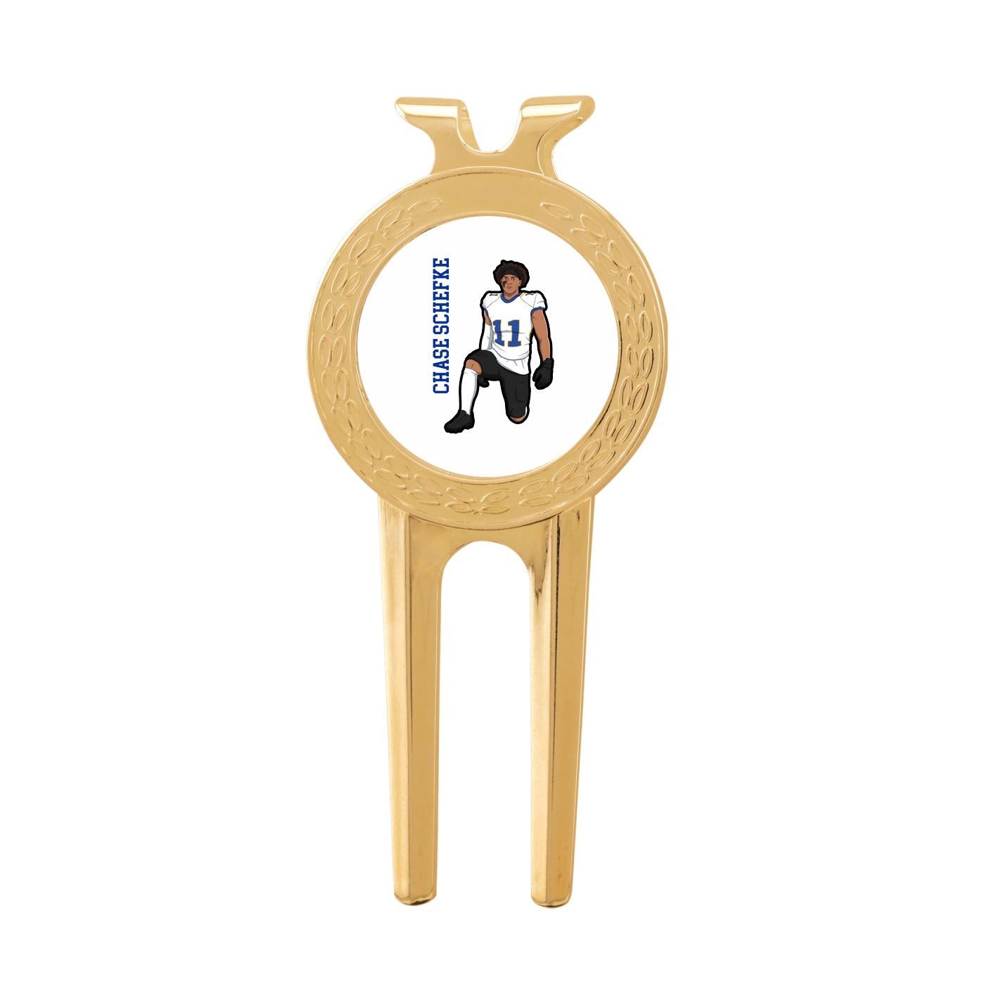 Divot Tool with Ball Marker — Name Vertical in Classic