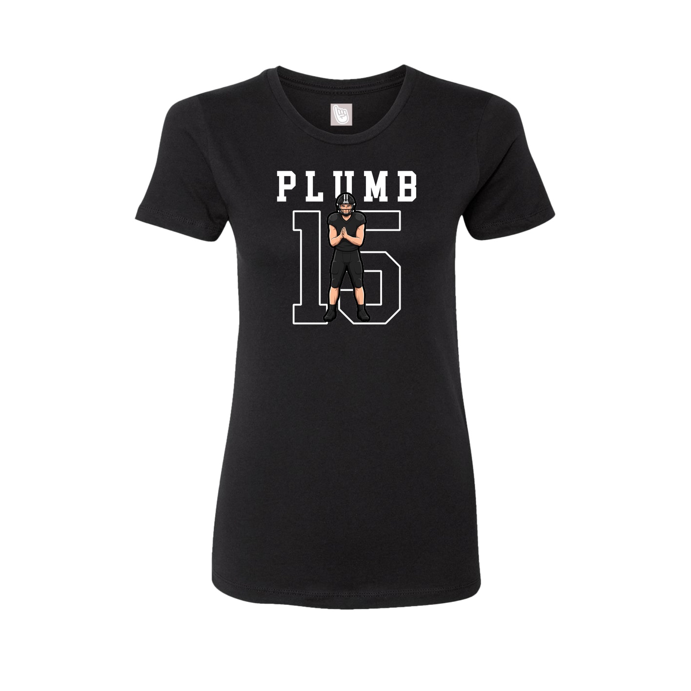 Fitted Women's Tee — Shirsey in Black
