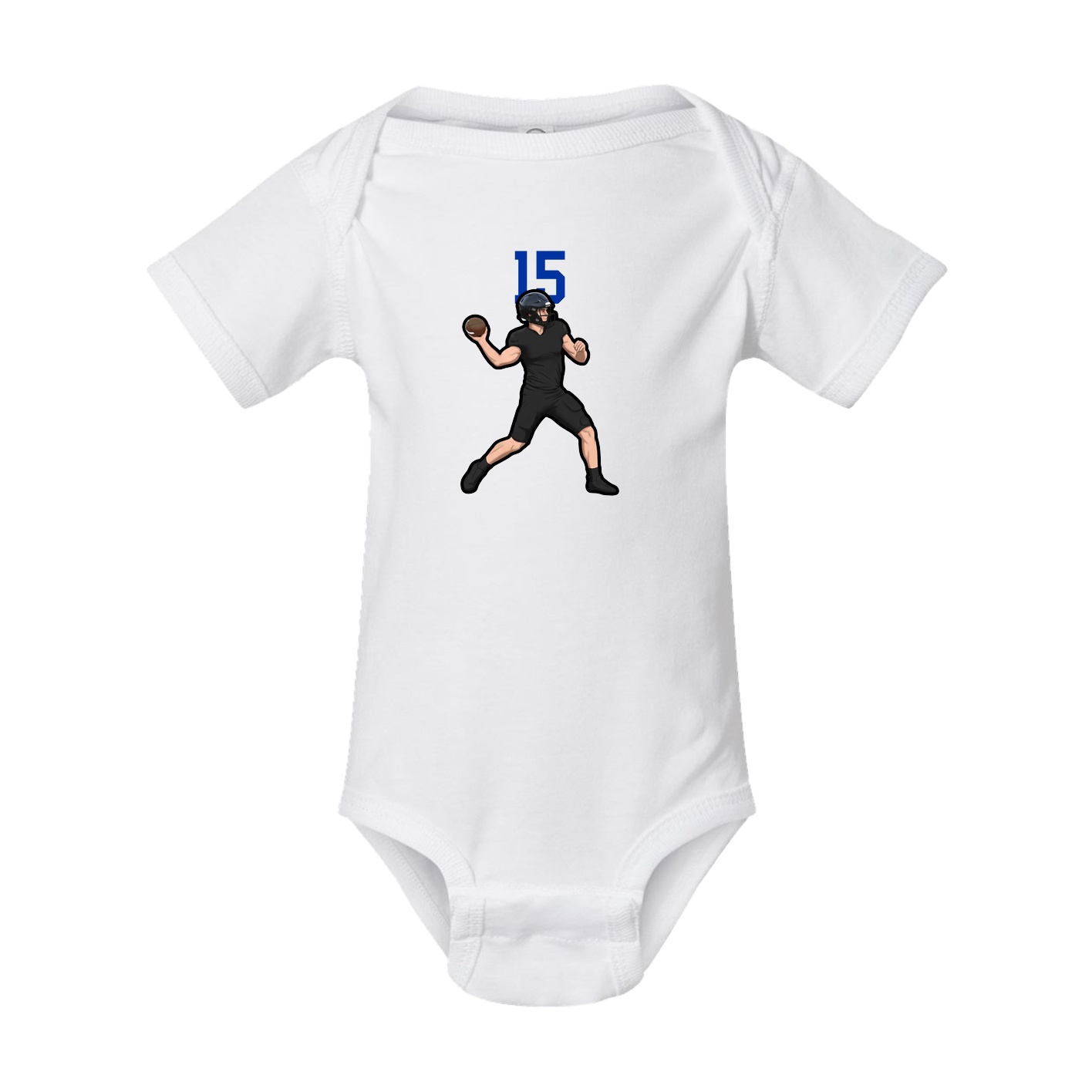 Baby Onesie — Number Top in White