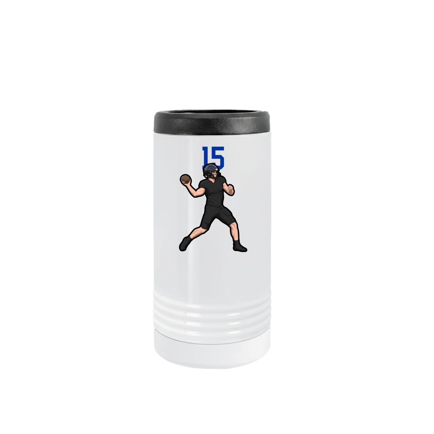 Slim Beverage Holder — Number Top in White