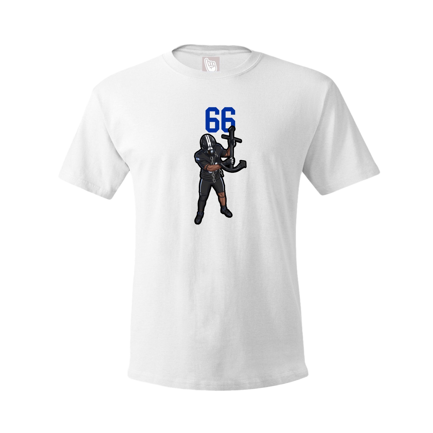 Tee — Number Top in White
