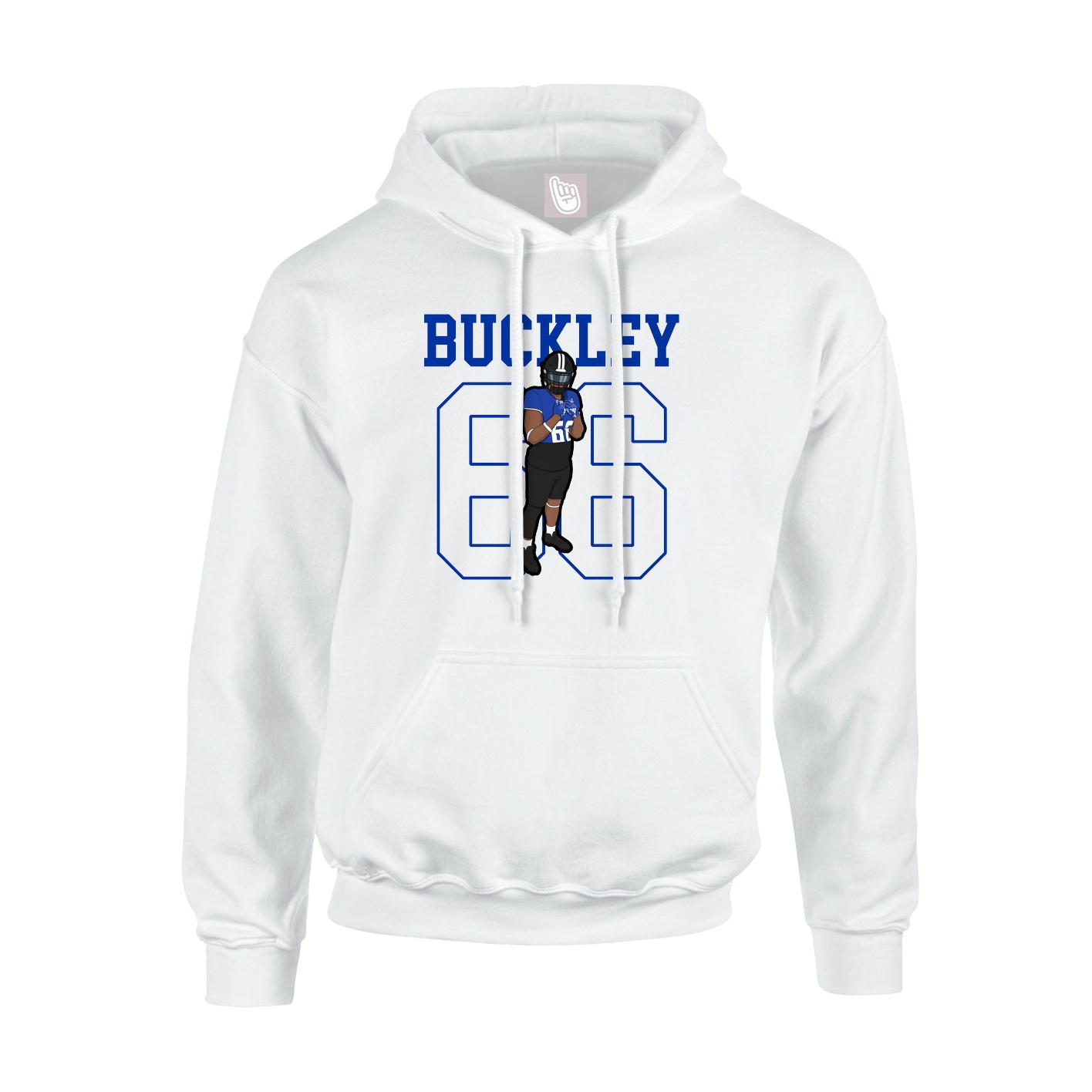 Hoodie — Shirsey in White