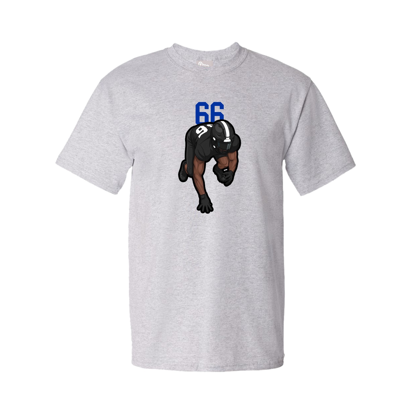 Tee — Number Top in Grey